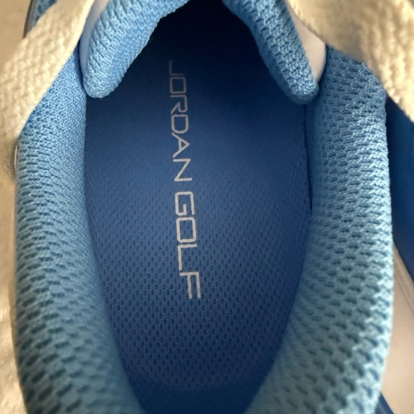 Air Jordan Mens 4.5 Retro 1 G Golf Shoes ‘UNC’ White/University Blue FZ4153-101 - Picture 7 of 7